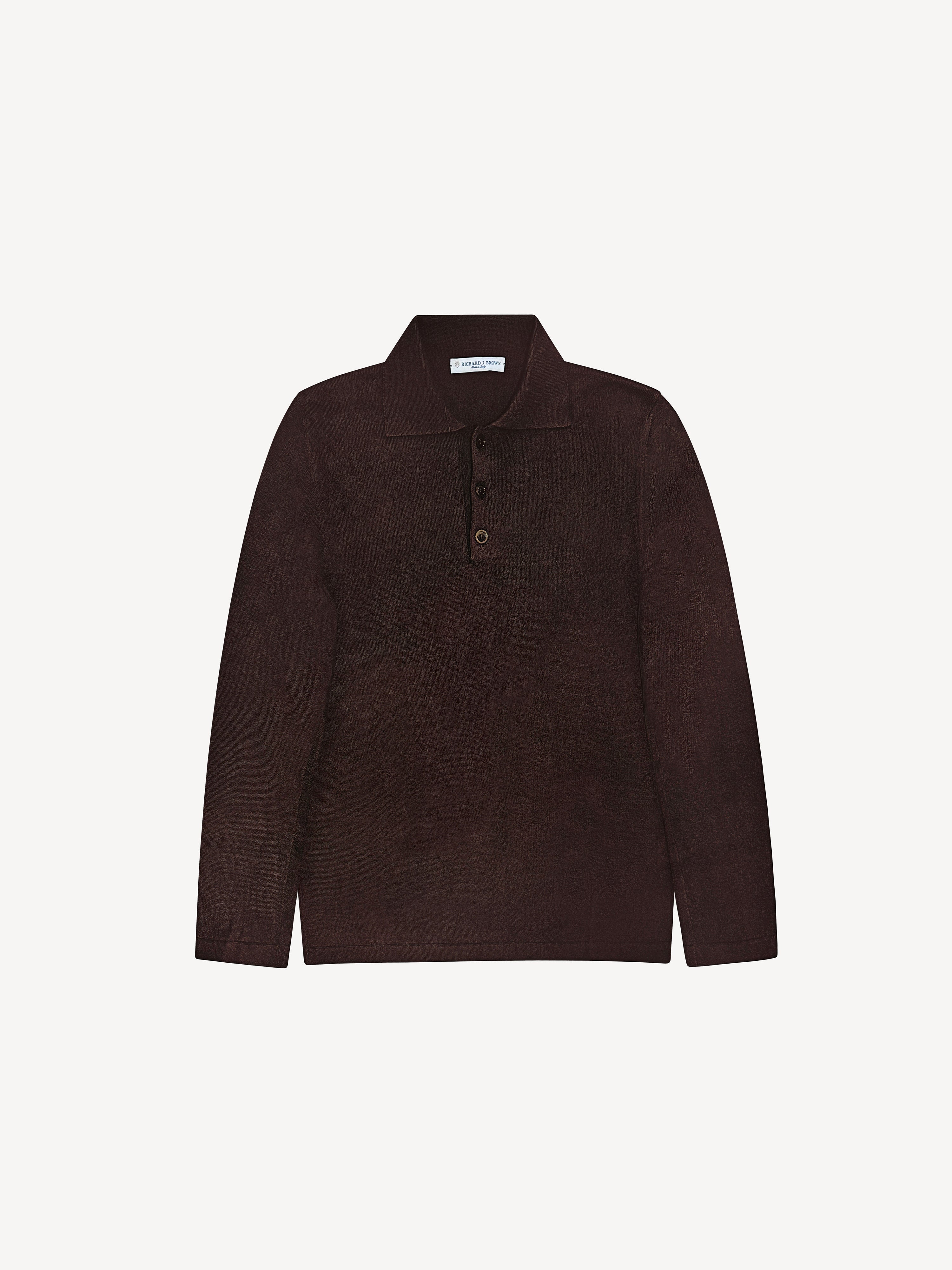 Nathan Long-sleeved polo shirt