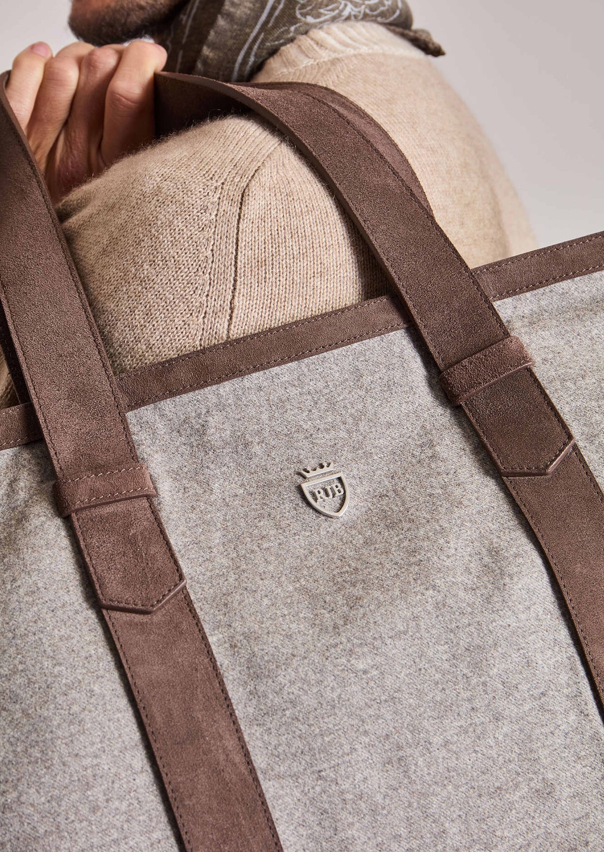 Winter Flannel Tote