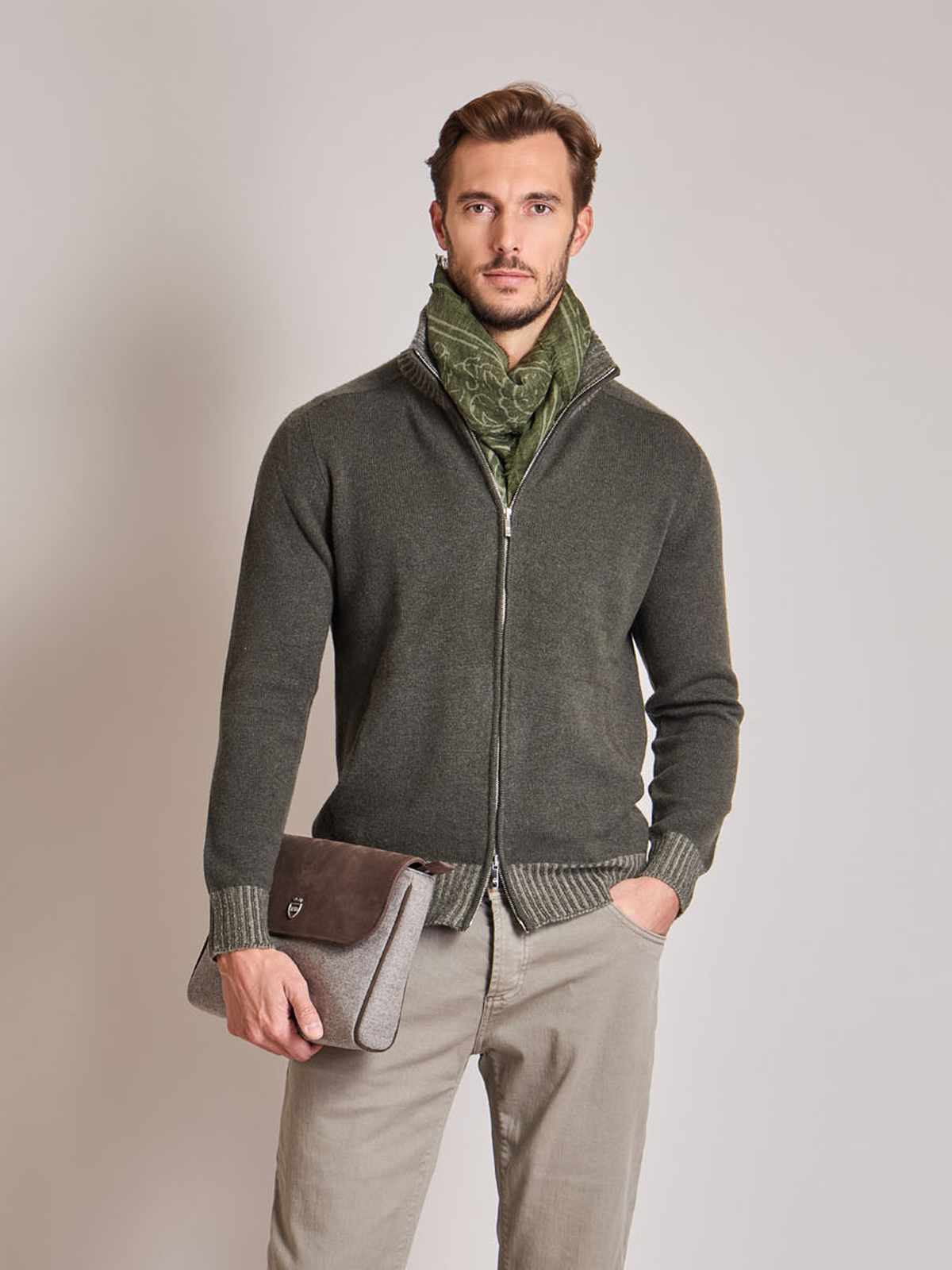 Cardigan Full Zip Vittorio