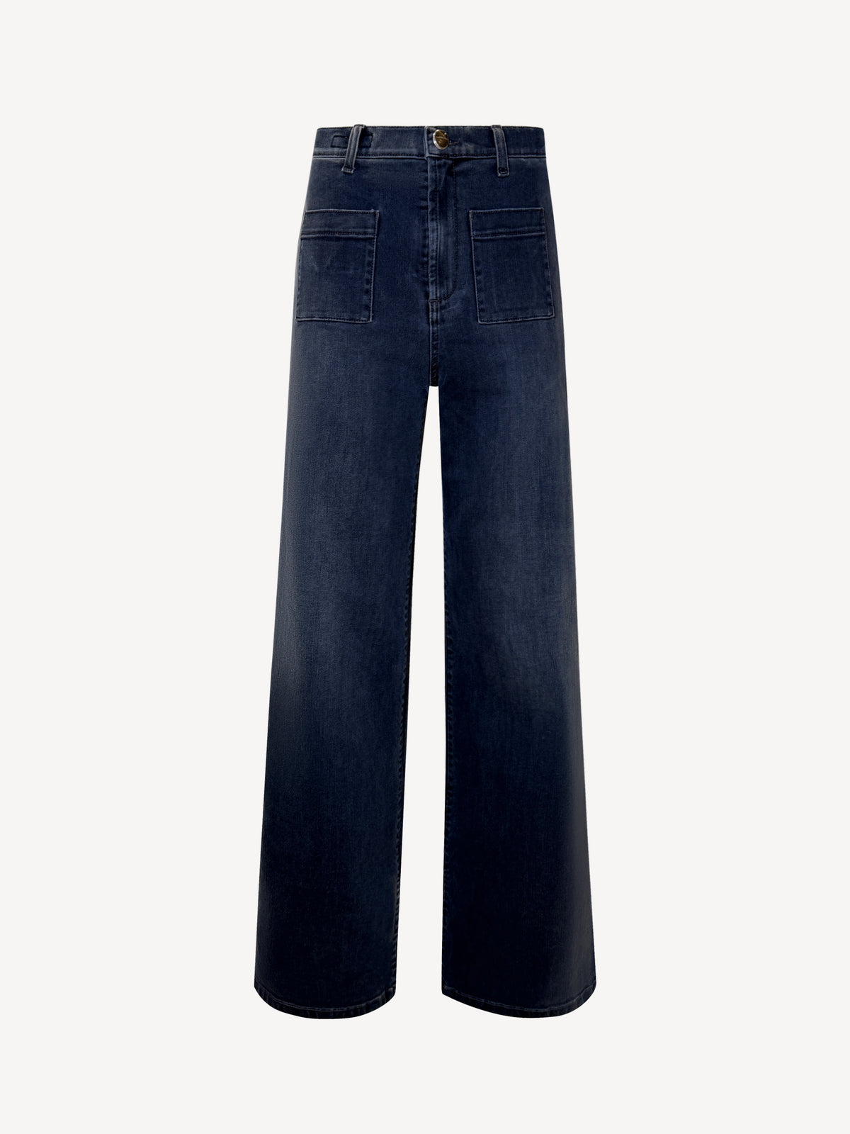 Pantalone Trude Palazzo con tasche applicate