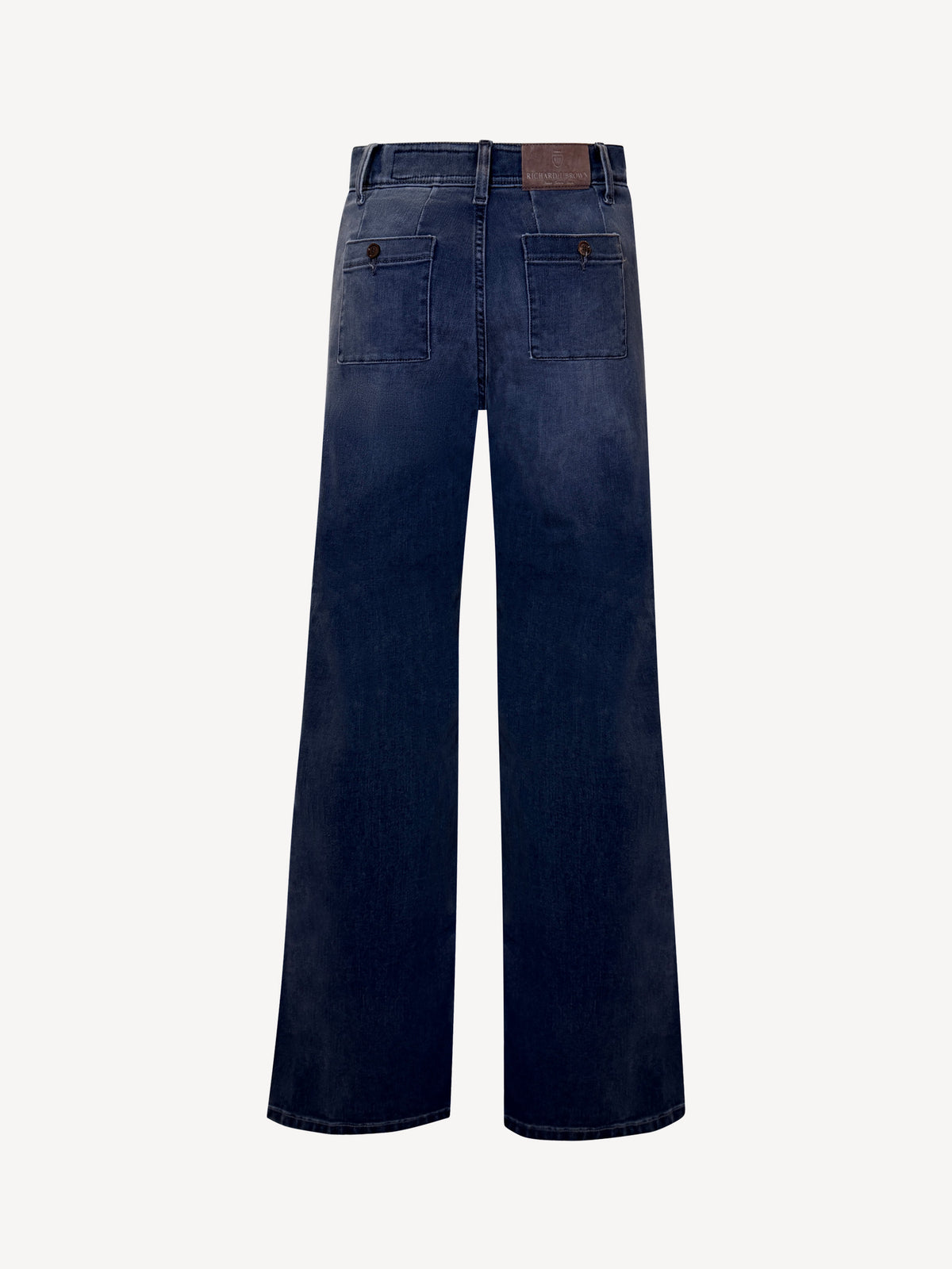 Pantalone Trude Palazzo con tasche applicate